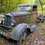 Aging truck outside Smokey Mt National Park: Nikon D-800